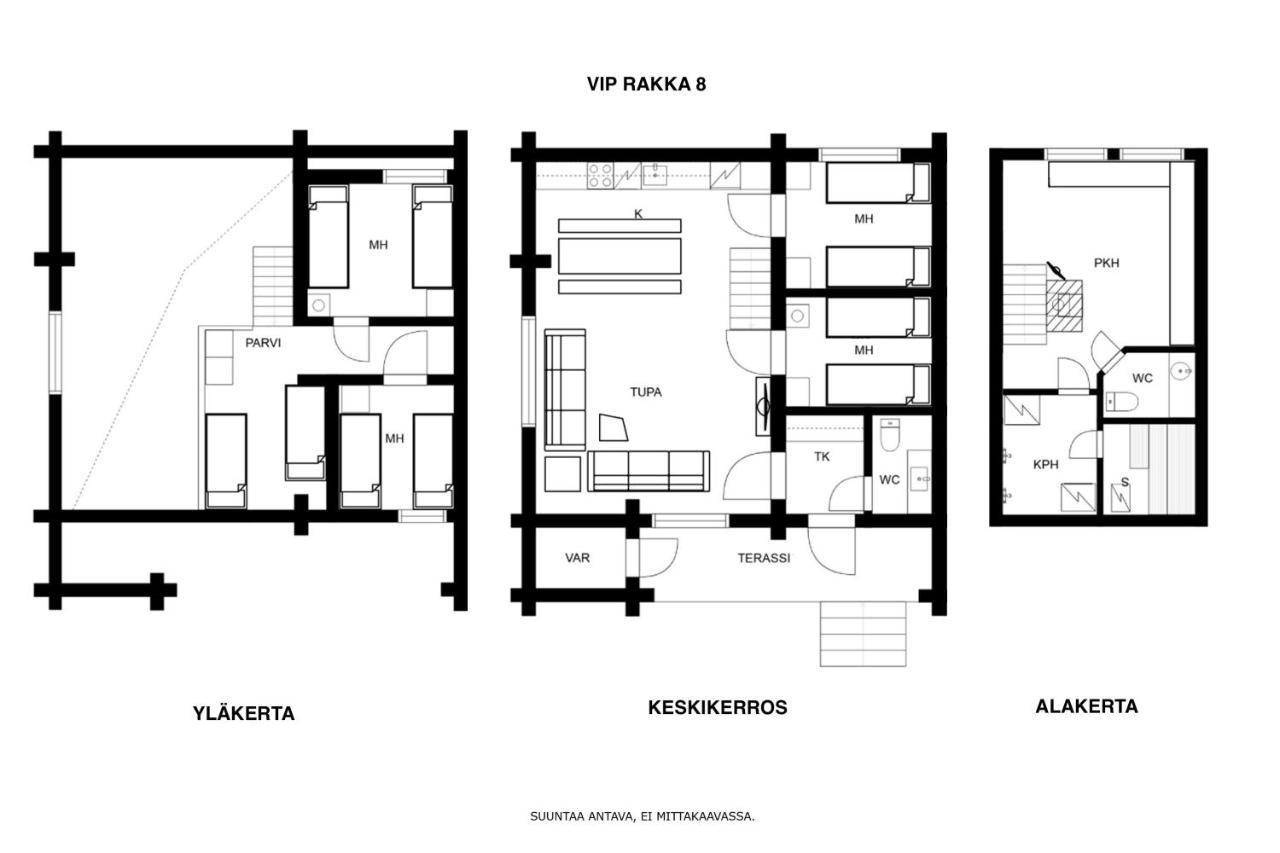 Vip Rakka Villas 7 & 8 Levi Exterior photo
